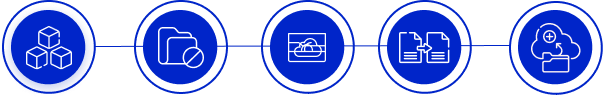 Icon for simple storage service s3 in managed aws storage solutions